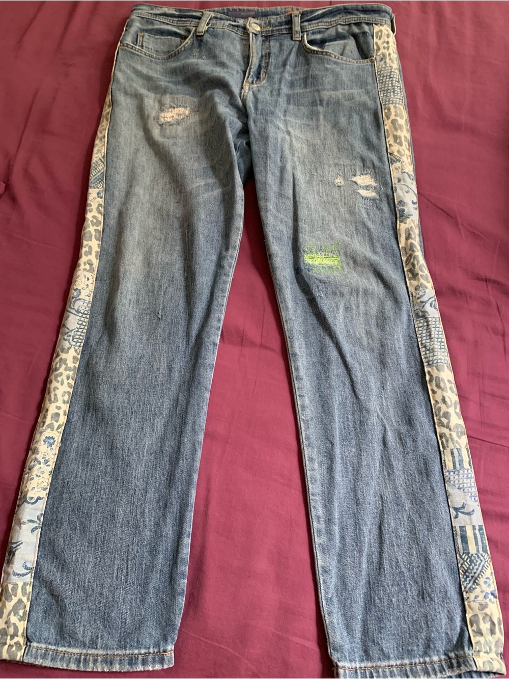 Worn in straight leg jeans by Anthropologie/Pilcro size 29